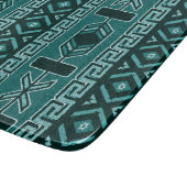 Planche À Découper Turquoise Southwestern Design Aztec Motif tribal (Coin)