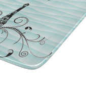 Planche À Découper Turquoise Tour Eiffel Plurish Cutish Board (Coin)