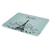 Planche À Découper Turquoise Tour Eiffel Plurish Cutish Board (Coin)