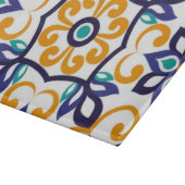 Planche À Découper Tuscan Verve Vibrant Scrollwork  Mediterranean  (Coin)