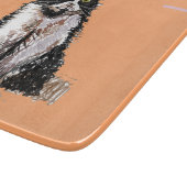 Planche À Découper Tuxedo Chat Cute Chats Noir Blanc Orange (Coin)