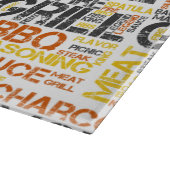 Planche À Découper Typographie BBQ Maître du Grill (Coin)
