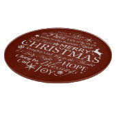Planche À Découper Typographie de Noël (Coin)