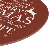 Planche À Découper Typographie de Noël (Coin)
