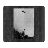 Planche À Découper UFO Alien Extraterrestrial Spacecraft Top Secret (Devant)