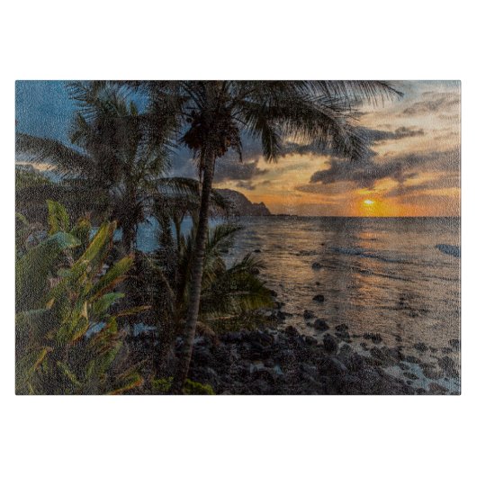 Planche À Découper Un beau coucher de soleil 2 (Devant)