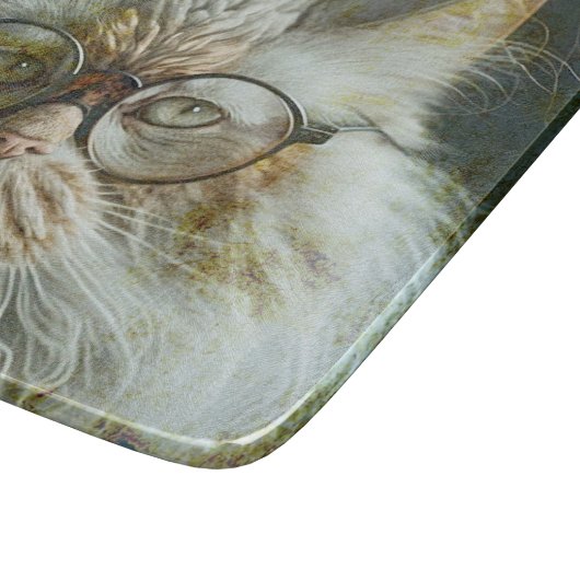 Planche À Découper Un chat très sage. (Coin)