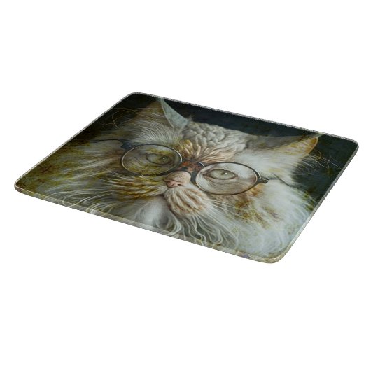 Planche À Découper Un chat très sage. (Coin)