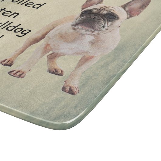 Planche À Découper Un Chien-taureau français pourri Mal Vit (Coin)