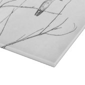 Planche À Découper Un colibri sur un bâton (Coin)