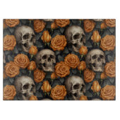 Planche À Découper Un crâne et une série Rose 11 (Devant)