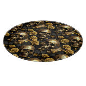 Planche À Découper Un crâne et une série Rose 8 (Coin)