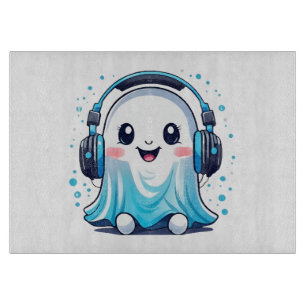 Planche À Découper Un fantôme avec un casque