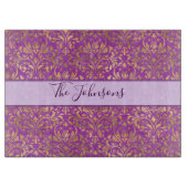 Planche À Découper Un mauve damassé (Devant)