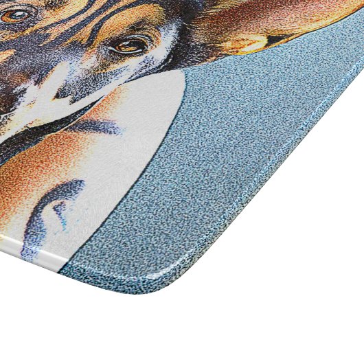 Planche À Découper "Un mignon chien" jolie photo. Commandez dès maint (Coin)