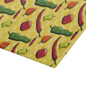 Planche À Découper Un monde de poivrons en verre (Coin)