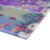 Planche À Découper Un paradis mauve (Coin)