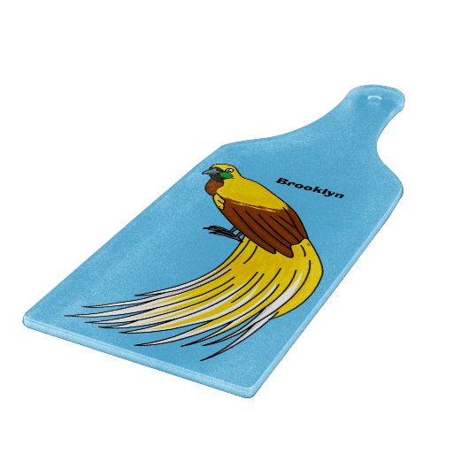 Planche À Découper Un petit oiseau de paradis (Coin)