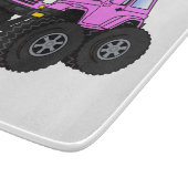 Planche À Découper Un Pink Monster Cartoon (Coin)