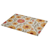 Planche À Découper Un plat qui commence par des fleurs vives (Coin)