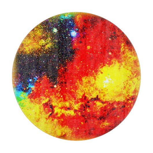 Planche À Découper Un univers de couleurs vives. Commandez dès mainte (Devant)