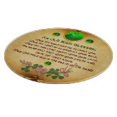 Planche À Découper Un vieux parchemin de bénédiction irlandais (Coin)