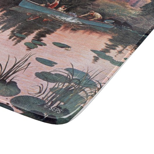 Planche À Découper Une belle capture par John Clymer (Coin)