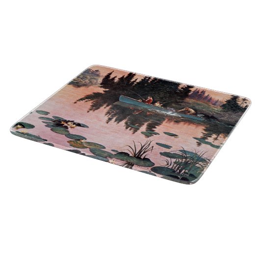 Planche À Découper Une belle capture par John Clymer (Coin)