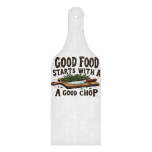 Planche À Découper Une bonne cuisine commence avec un bon chef cuisin