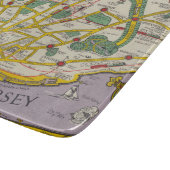 Planche À Découper Une carte de Merseyside, Liverpool (Coin)