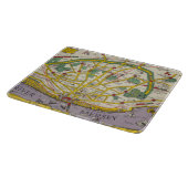 Planche À Découper Une carte de Merseyside, Liverpool (Coin)