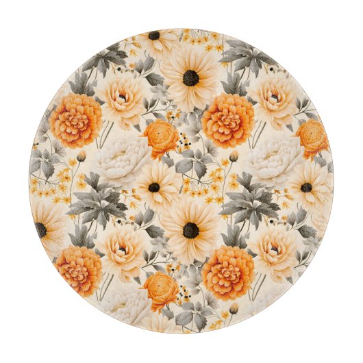 Planche À Découper Une conception de la série florale d'automne 1 (Devant)
