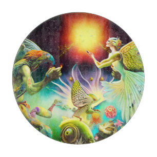 Planche À Découper Une époque de peinture à l'huile repensée