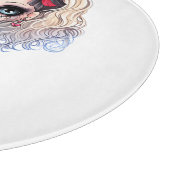 Planche À Découper Une mignonne fille Halloween collection de design  (Coin)