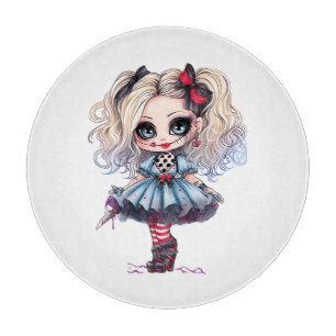 Planche À Découper Une mignonne fille Halloween collection de design