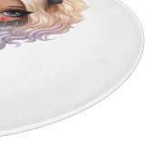 Planche À Découper Une mignonne fille Halloween Collection de design  (Coin)