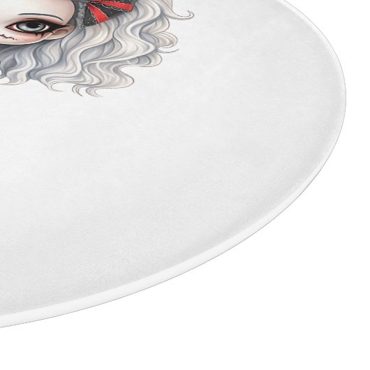 Planche À Découper Une mignonne fille Halloween collection de design  (Coin)