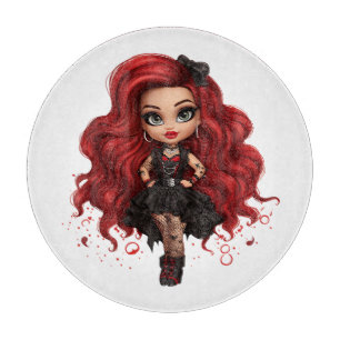 Planche À Découper Une mignonne fille Halloween collection de design 
