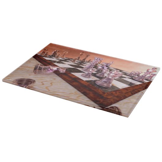 Planche À Découper Une partie d'échecs (Coin)