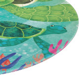 Planche À Découper Une Secourt de tortue de mer (Coin)