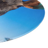 Planche À Découper Une vache jersey curieuse (Coin)