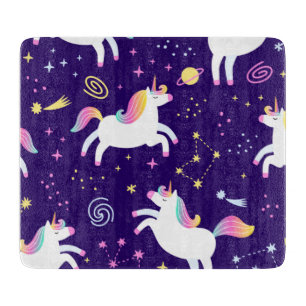 Planche À Découper Unicorn Fan Club motif Cute