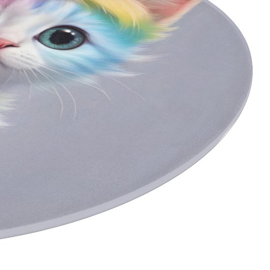 Planche À Découper Unicorne arc-en-ciel Kitten (Coin)