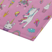 Planche À Découper Unicorne Fan Club motif rose (Coin)