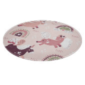 Planche À Découper Unicorns Rainbows : Pastel Magic Arrière - plan. (Coin)