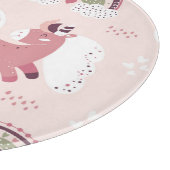 Planche À Découper Unicorns Rainbows : Pastel Magic Arrière - plan. (Coin)