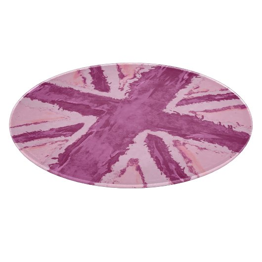 Planche À Découper Union Jack Peint Royaume-Uni Art Plum (Coin)