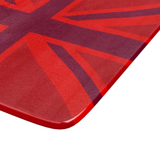 Planche À Découper Union Jack rouge (Coin)