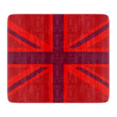 Planche À Découper Union Jack rouge (Devant)