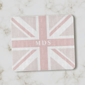 Planche À Découper Union Jack UK Drapeau Monogram Pink Cutboard